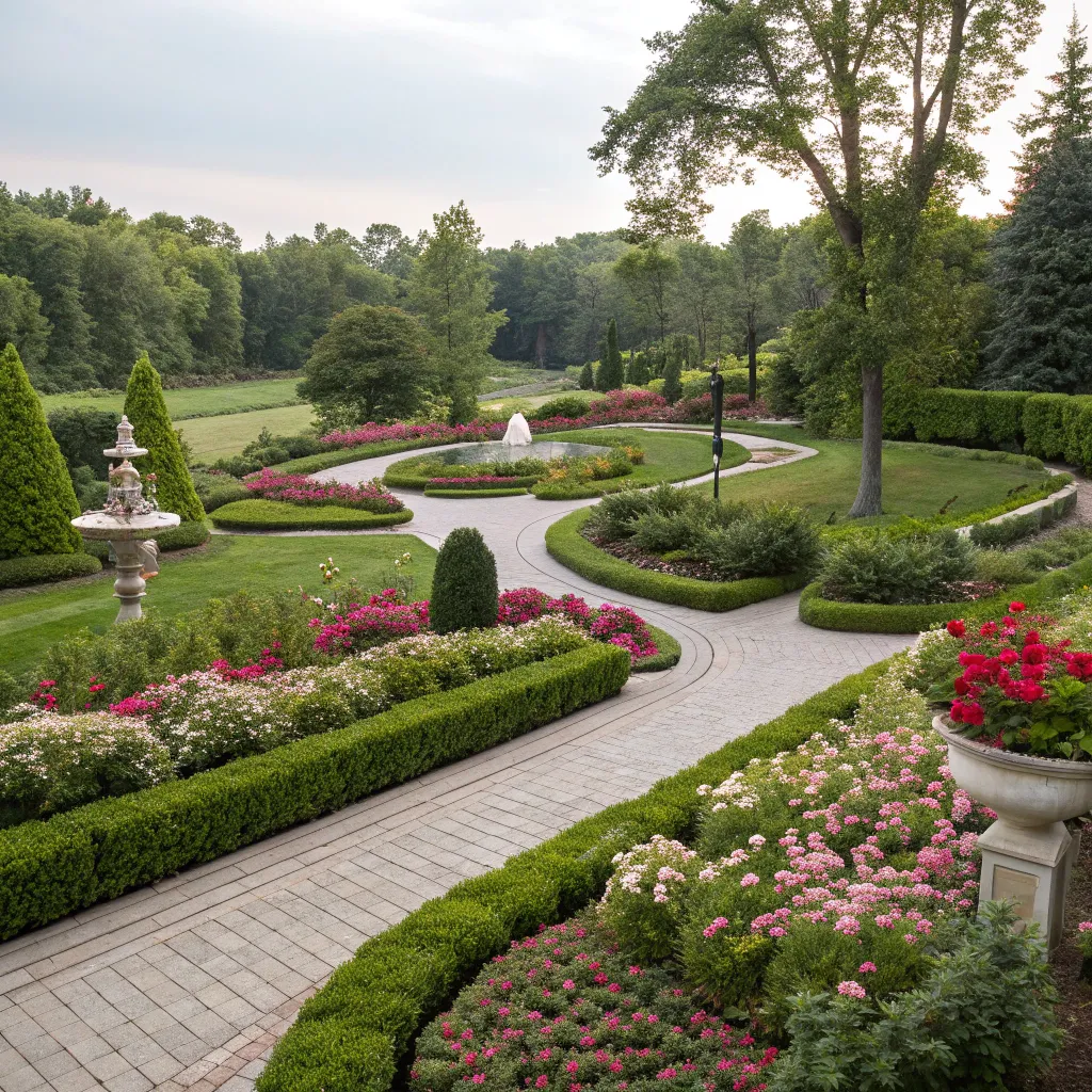 Professional landscape design project